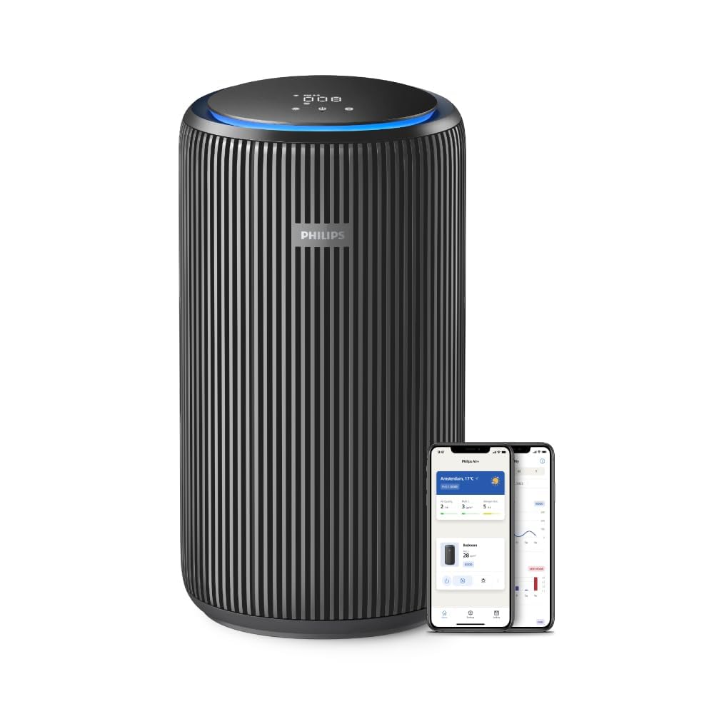 Philips AC4221 Smart Air Purifier for Home|Real Time AQI Display|Covers upto 700 sqft|Removes 99.97% of Virus,Allergen,Dust & PM2.5|50% Quieter|Filter Life Upto 9000 Hrs|Ideal for Living room