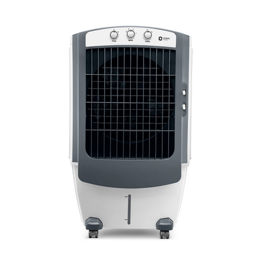 Orient Electric Titan 75L Desert Air Cooler with Honeycomb Pads with 18 inch Aluminium fan blade (White)