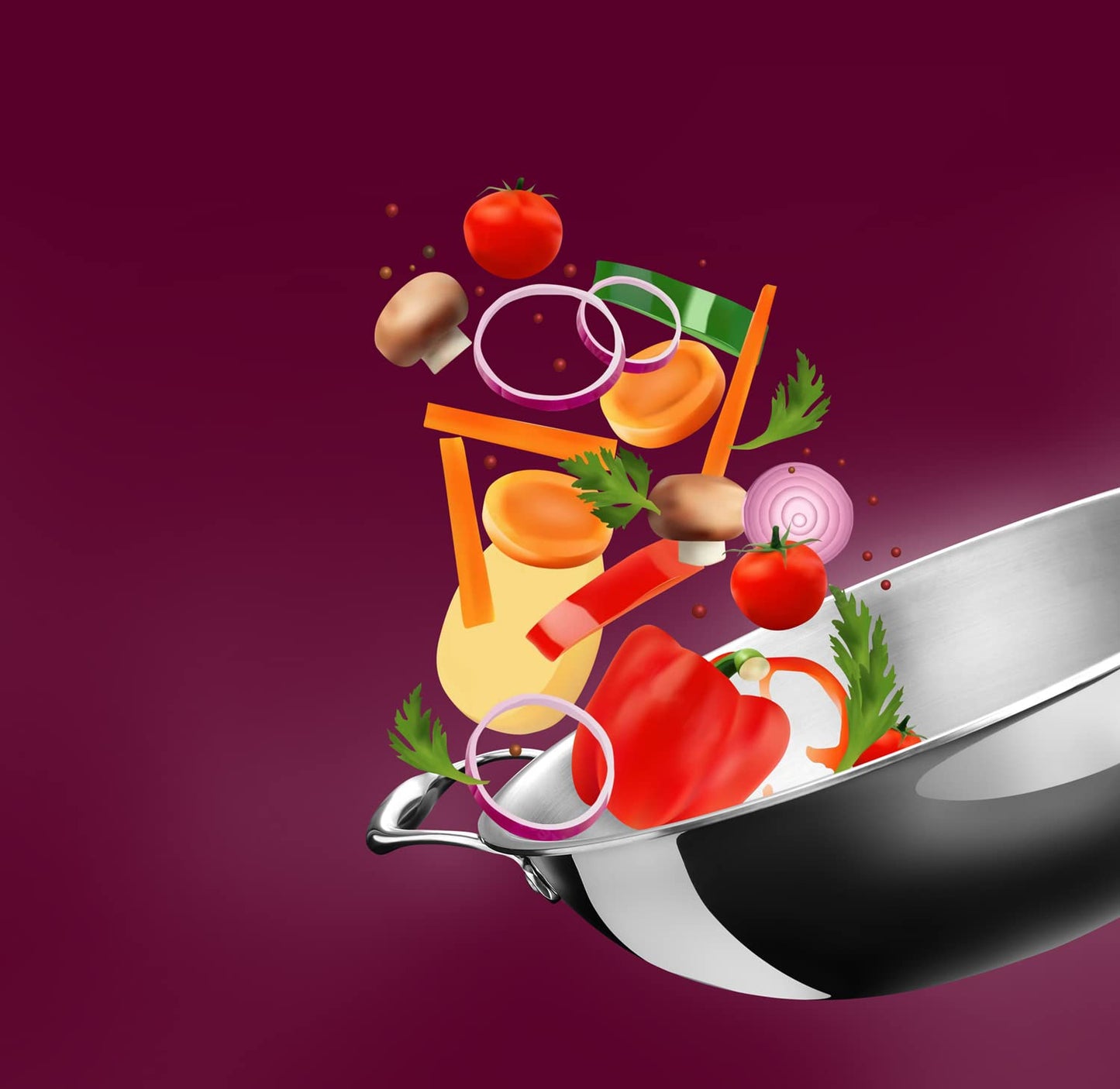 Devidayal Triply Stainless Steel Kadhai with 5 Year Warranty, (24cm | 3.2 LTRS | Silver |Stainless Steel |Induction and Dishwaser Comptible | Easy to Cook), Comes with Lid