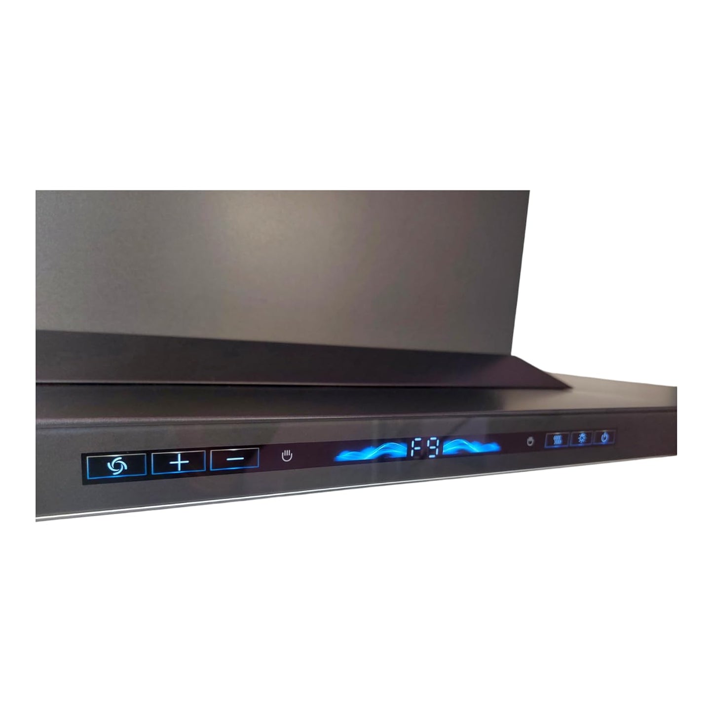 Hindware Imelda Autoclean 60 | Powerful Suction: 2000 m3/h* | Filterless | BLDC Motor | Turbo Mode+9 Speed | Thermal Auto Clean Wall Mounted 60cm Chimney (Grey)