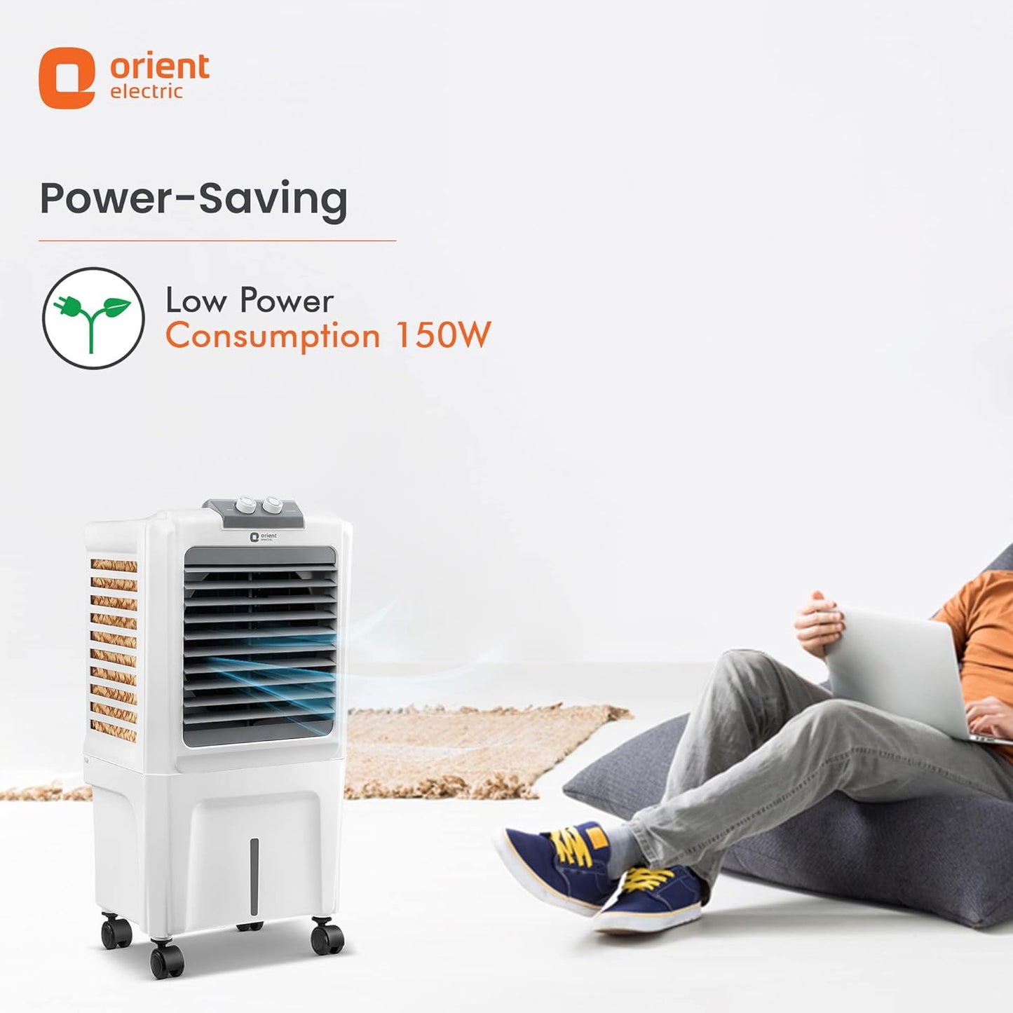 Orient Electric Aerocool 40L Personal Air Cooler White