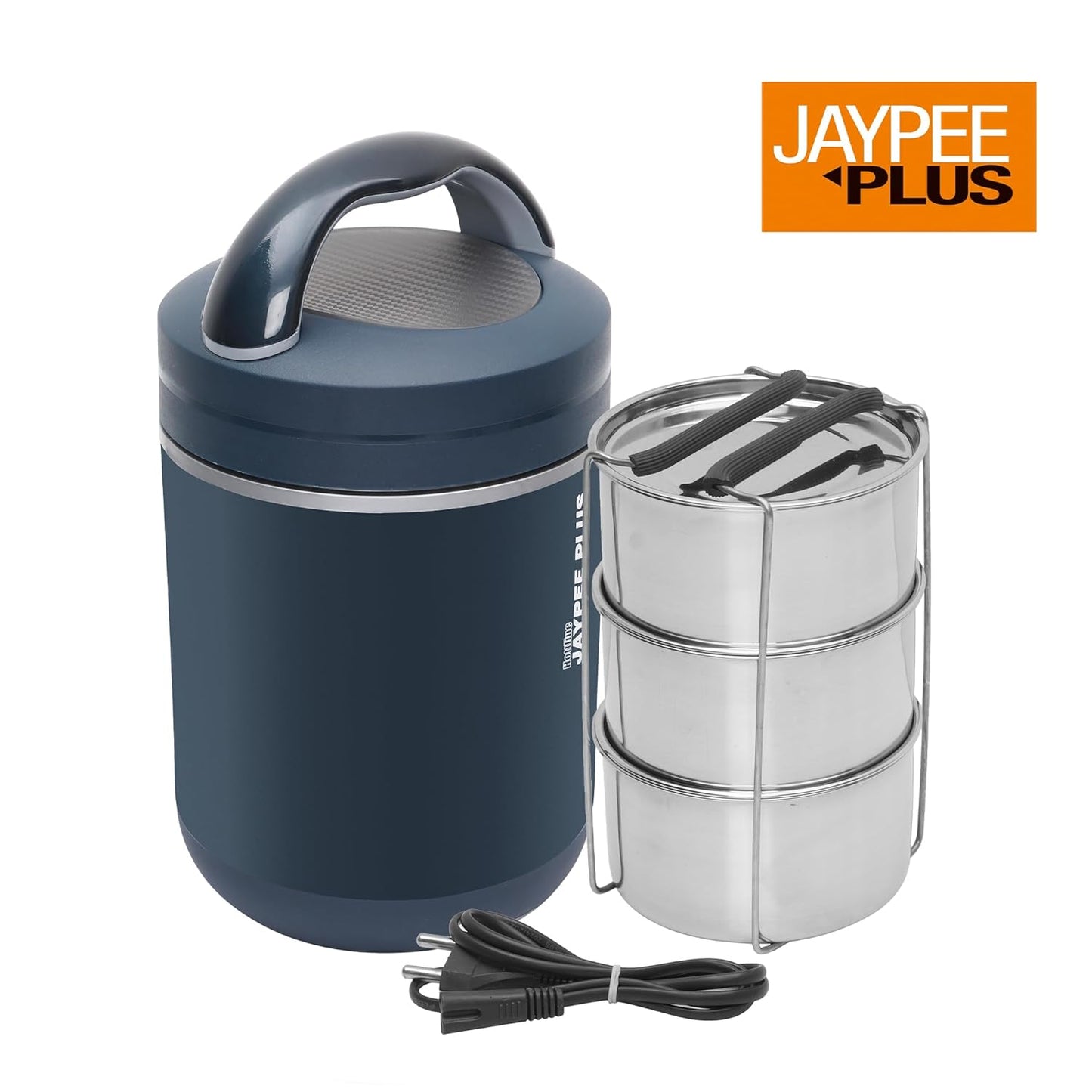 Jaypee Plus 1500 ml 3 Compartments (Conduction Heat Lunch Box)