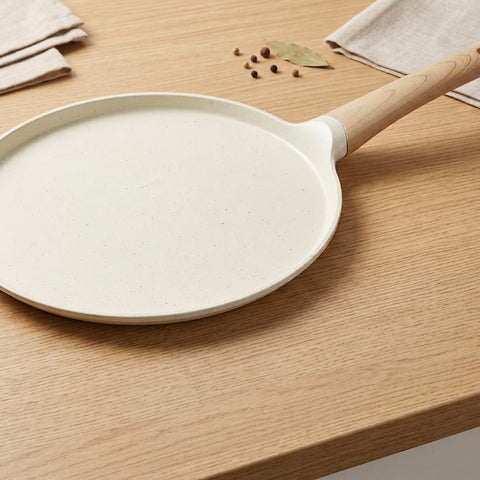 Kroslo 28cm Ceramic Coated Dosa Tawa | Non-Stick Flat Tawa for Dosa, Roti & Pancakes | Induction & Gas Compatible