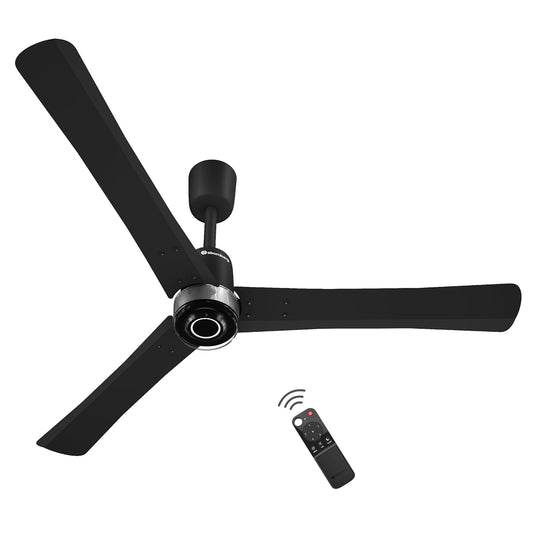 Atomberg Renesa Elite 1200mm 5-star BLDC fan, Remote Ceiling Fan for Home, High Air Delivery, Free Installation, 3-Year Warranty, Newly launched in 2025 (Midnight Black)