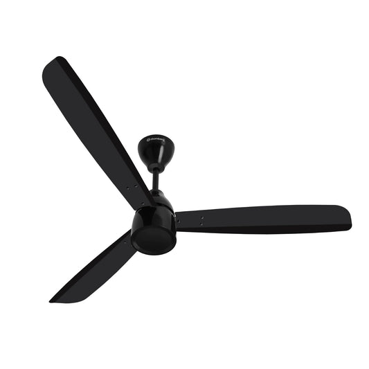 Atomberg Renesa Prime 1200mm BLDC Ceiling Fan Compatible with Regulators| BEE 5 star Rated Energy Efficient Ceiling Fan | High Air Delivery with LED Indicator (Gloss Black)