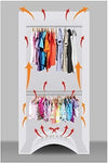 Clearline Amazing Electric Aluminium Clothes Dryer Stand | Foldable Indoor Laundry Drying Rack
