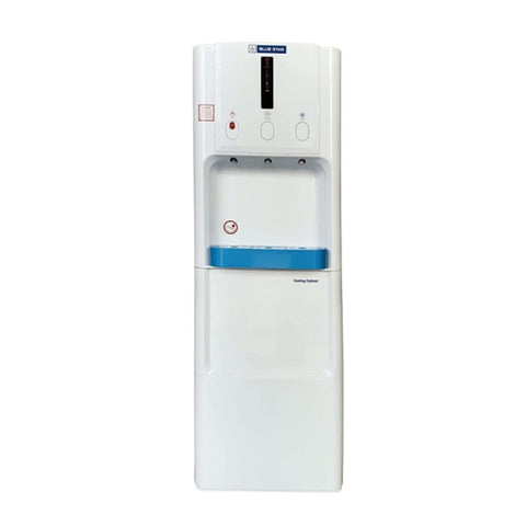 Blue Star UASeries Bottled Water Dispenser 3 Tap For (Hot, Cold, Normal) | 5 Litre/Hour Water Capacity, Carbon Block, White