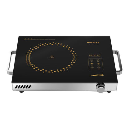 Havells 2200 Watt Infrared Induction Cooktop With Digital Display| Glo TV22-6KV Surge Protection| Sensor Touch| SS304 Food grade grill| 1 Year Door step Warranty By Havells