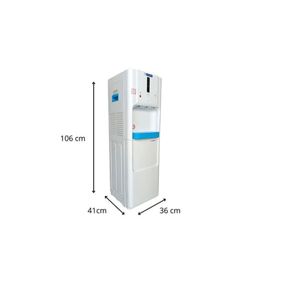 Blue Star UASeries Bottled Water Dispenser 3 Tap For (Hot, Cold, Normal) | 5 Litre/Hour Water Capacity, Carbon Block, White