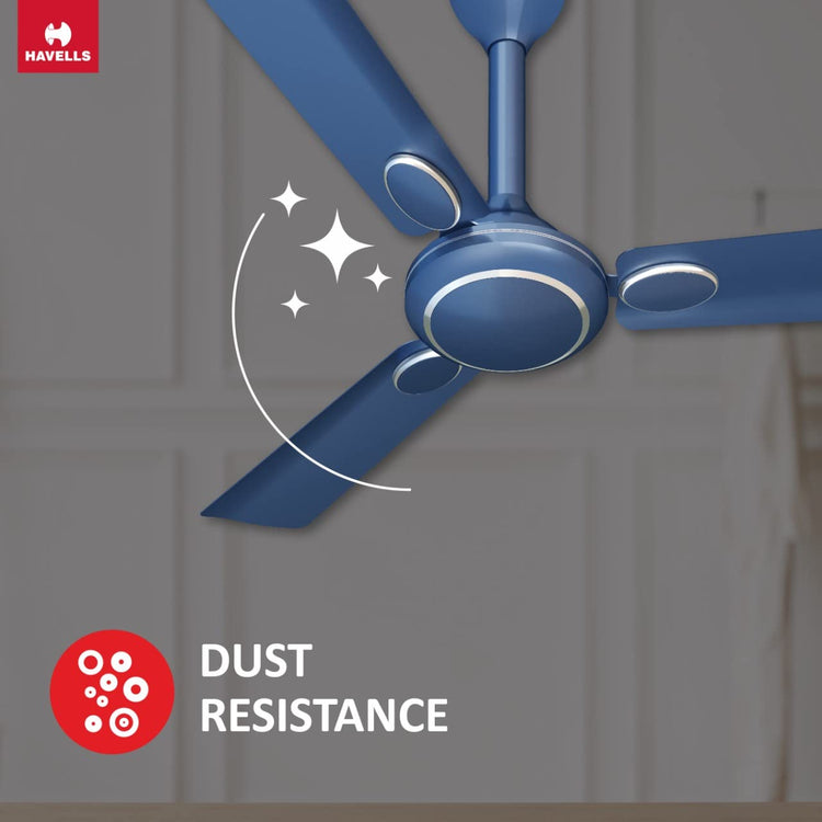 Havells Fusion Prime 1200mm Ceiling Fan (Indigo Blue, Pack of 2)