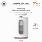 YAGE YG-M105 Mosquito Killer Lamp with UV Light & 2300V Power Grid | USB Powered Indoor Mosquito Trap | Chemical-Free, Ultra-Quiet Mosquito & Insect Killer