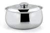 DEVIDAYAL Casserole for Roti | Stainless Steel Hot Box for Kitchen and Home | Chappati Steel Hot Pot with Lid (Silver) (1600 ml)