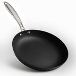 Vinod Ferona Lightweight Cast Iron Frying Pan -1 L, 22 cm | No Seasoning Required | Steel Riveted Handle | Metal Spoon Friendly | Gas Stove Compatible | Rust-Proof | PTFE & PFOA Free | 2-Year Warranty