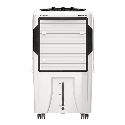 Crompton Optimus 65 Litres Desert Air Cooler for home | Large & Easy Clean Ice Chamber | High Density Honeycomb Pads | Everlast Pump | Humidity Control