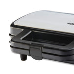 Borosil 1000W Neo Waffle Maker | Can Make 2 Waffles At a Time | Non-Stick Coating Plates Opens to 90°, BPA & PTFE Free | Power Indicators | 2 Year Warranty