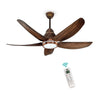KUHL Luxus C5 1320mm Stylish 65% Power Saving BLDC Ceiling Fan with Remote | Night & Down Light | 29W | 5 Star | Low Noise | IoT –Operate via Mobile & Alexa | Reverse Mode | Free Installation | Teak