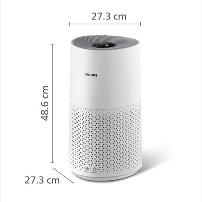 Philips AC1711 - Purifies Rooms Up To 380 Sq ft (36 M²) | Removes 99.97% Of Pollen, Allergies, Dust And Smoke, Hepa Filter, Ultra-Quiet And Low Energy Consumption | CADR 300 m3/h | Ideal For Bedrooms