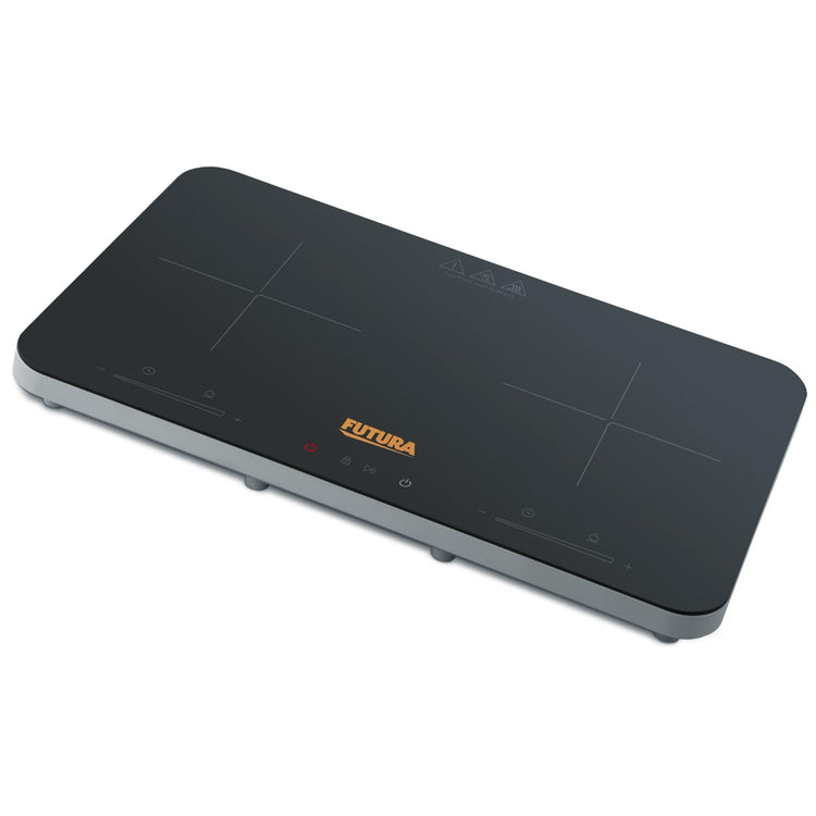 Hawkins Futura Dual Hob Induction Cooktop, 3600-W, Auto Cut-off, Child Lock, Intelligent Boil-Dry Protection, 20 Power Settings, Black (FIC2A1)