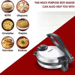 Prestige PRM 5.0 Electric Roti Maker with Adjustable Temperature Control, Granite Non-Stick Coating, Stainless Steel Body, 900 Watts, 25 cm