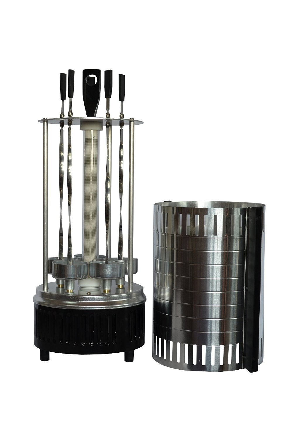 Clearline Electric Grill Tandoor Vertical Rotisserie Grill- Barbecue - Kabab Tikka Maker,Black