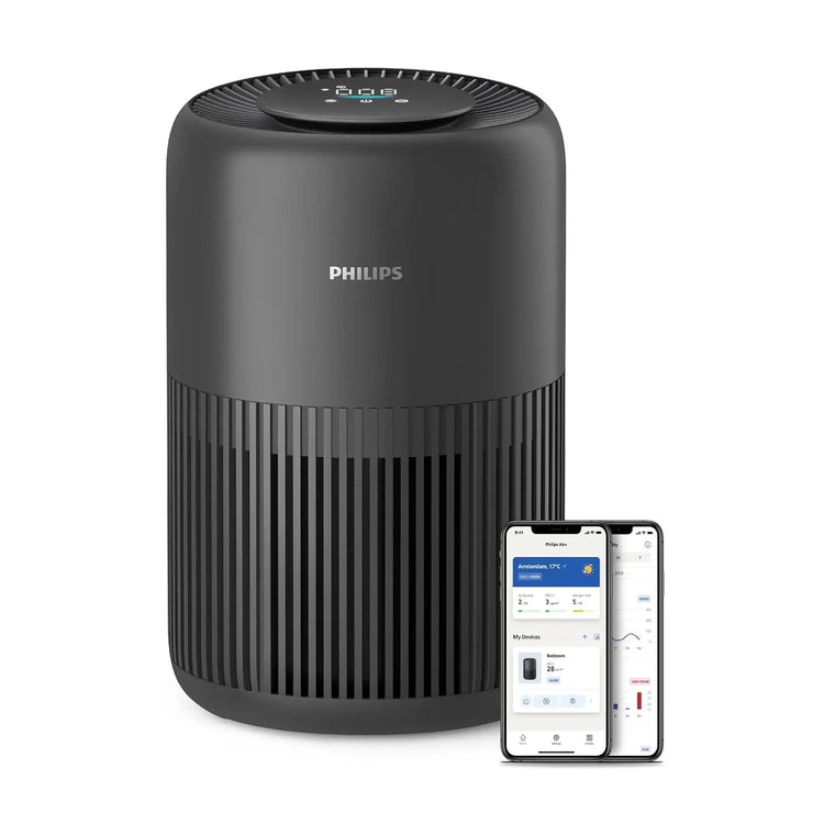 Philips PureProtect Mini 900 Series Smart Air Purifier AC0951/63 | 250 m³/h CADR | Up to 30 m² | 3-Layer HEPA NanoProtect & Active Carbon Filter | PM2.5 Sensor | Air+ App | Sleep Mode