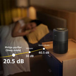 Philips PureProtect Mini 900 Series Smart Air Purifier AC0951/63 | 250 m³/h CADR | Up to 30 m² | 3-Layer HEPA NanoProtect & Active Carbon Filter | PM2.5 Sensor | Air+ App | Sleep Mode