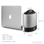 VAYA TYFFYN Lunch Box for Office for Men, with Polished Stainless Steel Containers,1000ml Vacuum Insulated Hot Lunch Box Without BagMat, Leakproof Hot Tiffin Box with 3 Compartments,Silver
