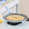 Borosil Ceramic Vajra 28 cm Flat Tawa | Gas Stove & Induction Compatible, Dishwasher Safe | PFOA and PFAS Free Tava | 1 Year Warranty, Sky Blue