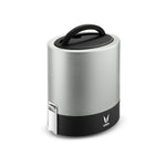 VAYA TYFFYN Lunch Box for Office for Men, with Polished Stainless Steel Containers,1000ml Vacuum Insulated Hot Lunch Box Without BagMat, Leakproof Hot Tiffin Box with 3 Compartments,Silver