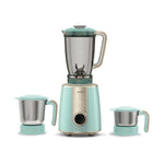 Havells CRAFT Mixer Grinder | Perfect Grinding Mode | Unique Touch Control | Lifetime Warranty on Motor | Powerful 800 W BLDC Motor | 50% Quieter Performance(Blue & Gold)