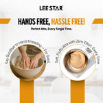 Lee Star Automatic Electric Atta Kneader, Dough Mixer Machine, Atta Kneader Machine with 3L Stainless Steel Bowl, 650W - White (LE-837)