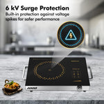 Havells 2200 Watt Infrared Induction Cooktop With Digital Display| Glo TV22-6KV Surge Protection| Sensor Touch| SS304 Food grade grill| 1 Year Door step Warranty By Havells