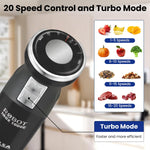 INALSA Hand Blender 1000 Watts with Chopper, Whisker| Variable Speed & Turbo Speed Function|100% Copper Motor|0.6Liter|Low Noise |Anti-Splash Technology|Home&kitchen|2 Year Warranty (Robot Inox 1000E)