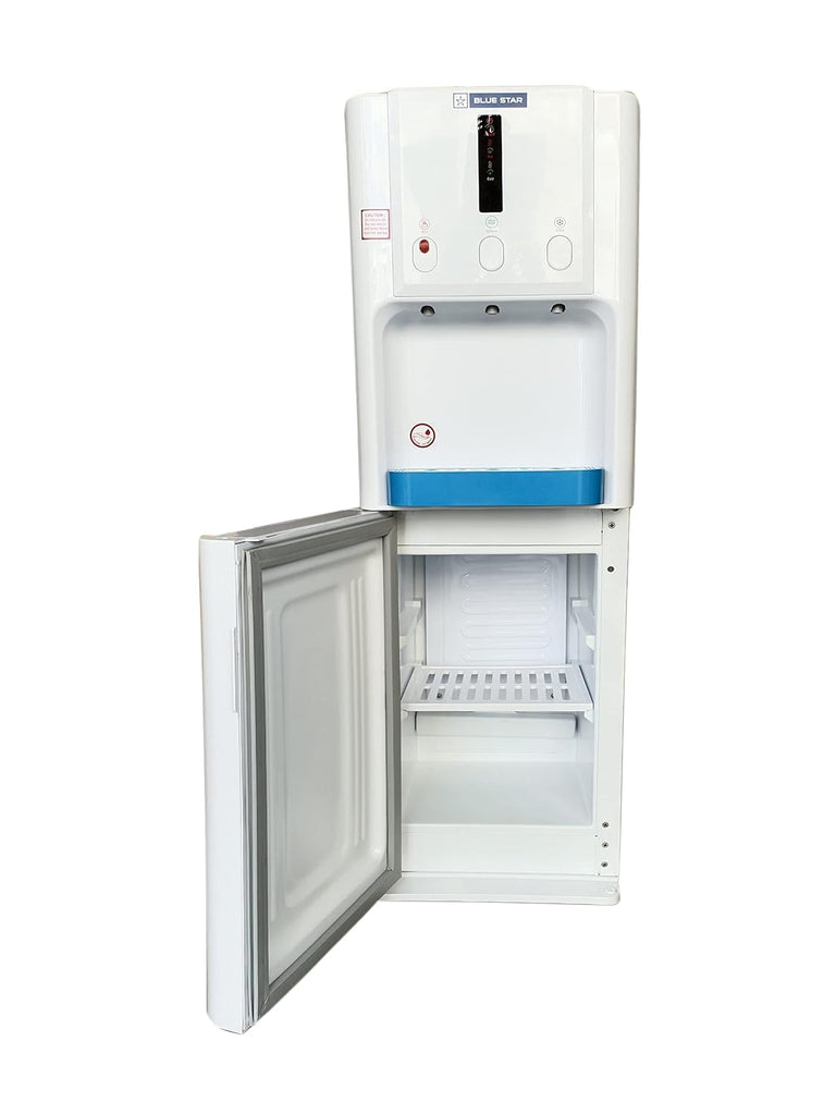 Blue Star UASeries Bottled Water Dispenser 3 Tap For (Hot, Cold, Normal) | 5 Litre/Hour Water Capacity, Carbon Block, White