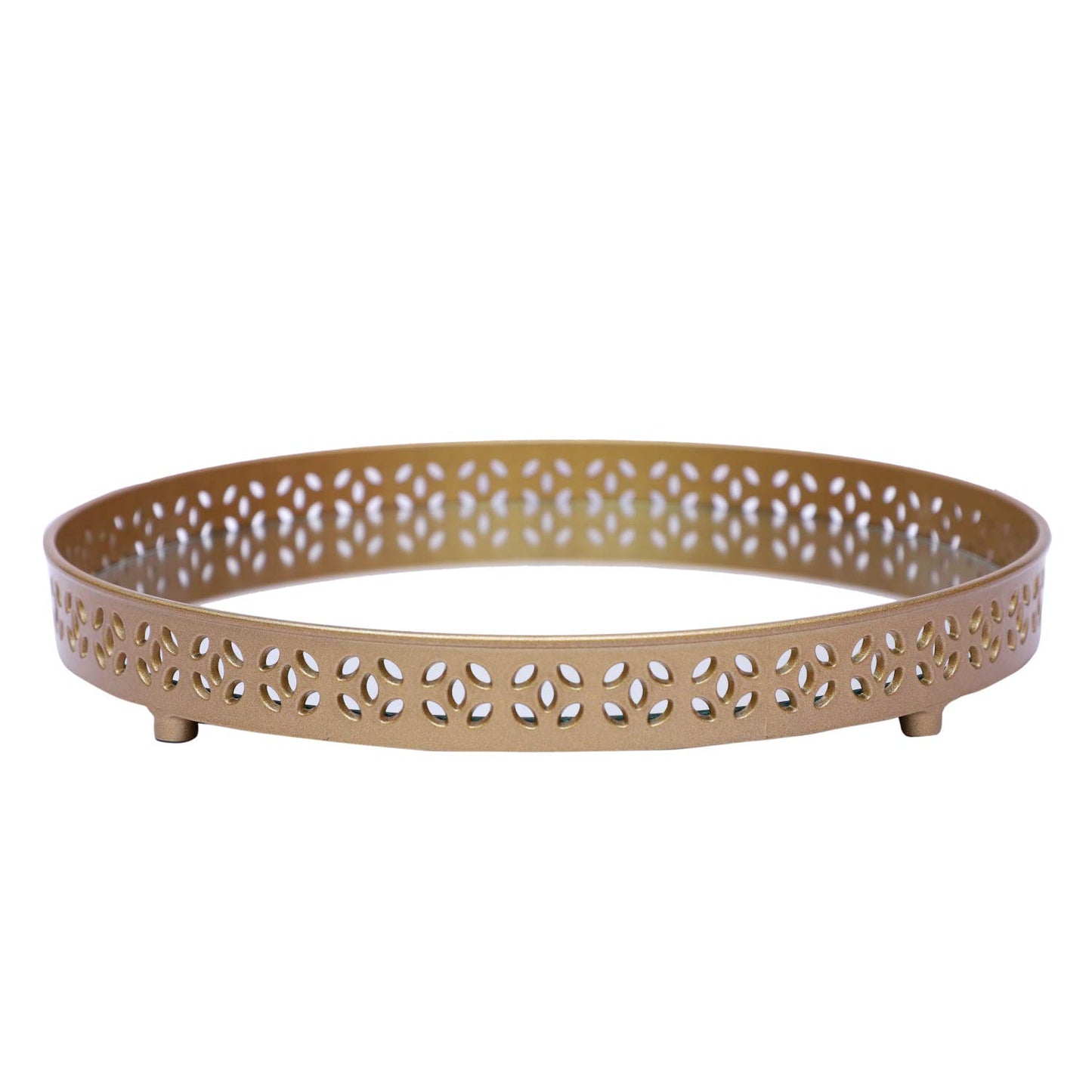 Jaypee Plus Luxe 4 Jar Dry Fruit & Snacks Storage Container Set of 4 Pcs | BPA Free & Airtight Silicone Seal Lid with Mirror Glass Tray | Durable & Break Resistant 500 ml, Golden Transparent