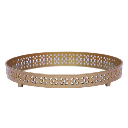 Jaypee Plus Luxe 4 Jar Dry Fruit & Snacks Storage Container Set of 4 Pcs | BPA Free & Airtight Silicone Seal Lid with Mirror Glass Tray | Durable & Break Resistant 500 ml, Golden Transparent