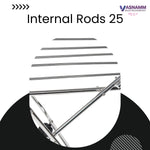 Vasnam Stainless Steel Floor Cloth Dryer Stand Butterfly Design | 25 Rods 3-Tier Foldable Laundry Drying Rack with Wheels | Heavy Duty Rustproof Clothes Stand for Home