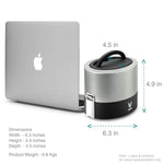 VAYA TYFFYN Lunch Box for Kids for School, Polished Stainless Steel Tiffin Box, Insulated 600ml Tiffin Box for Office for Men with 2 Leakproof Containers, Hot Lunch Box for Boys, Silver