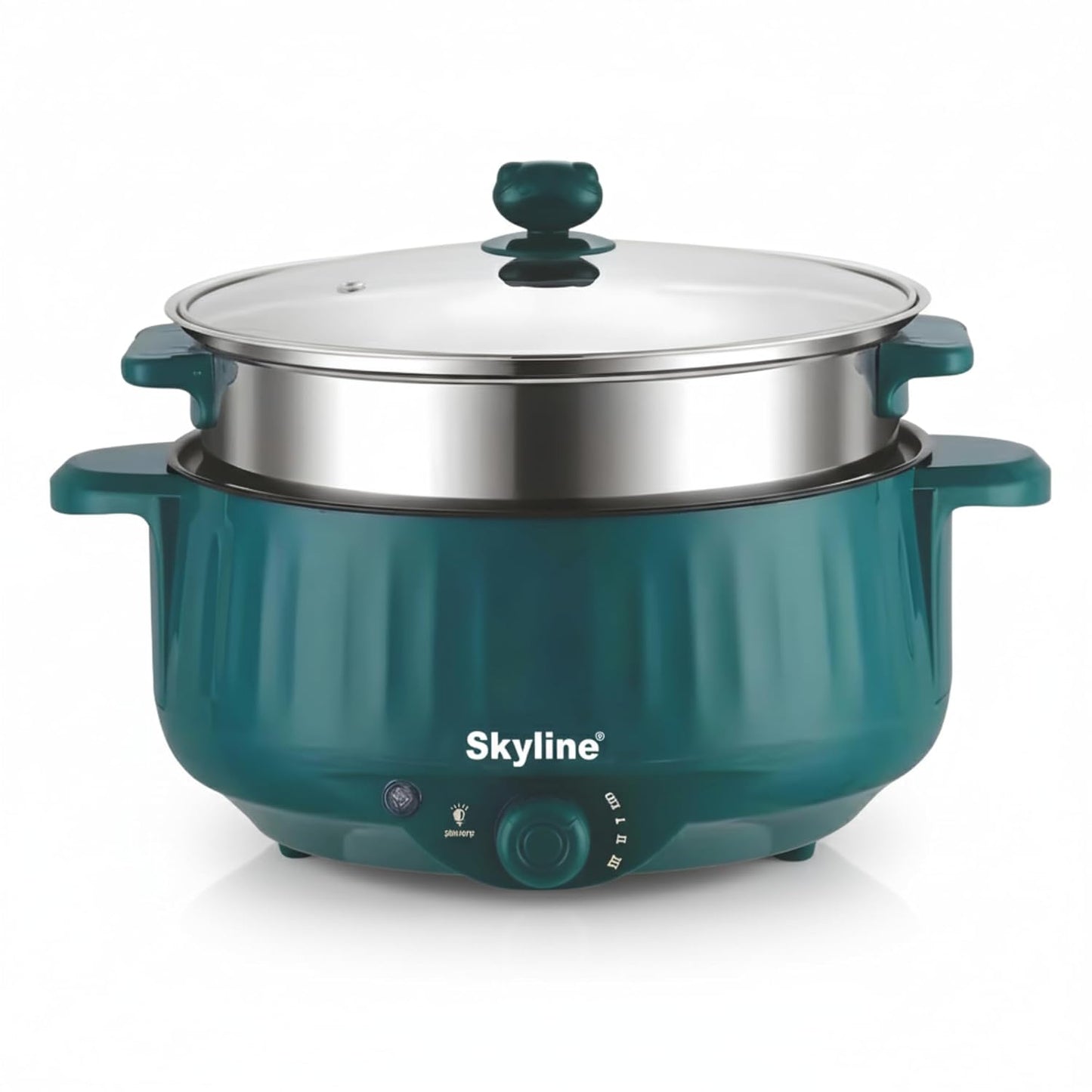 Skyline Momos & Multimaker, 800W Versatile Cooking Appliance for Dumplings, Pancakes, and More