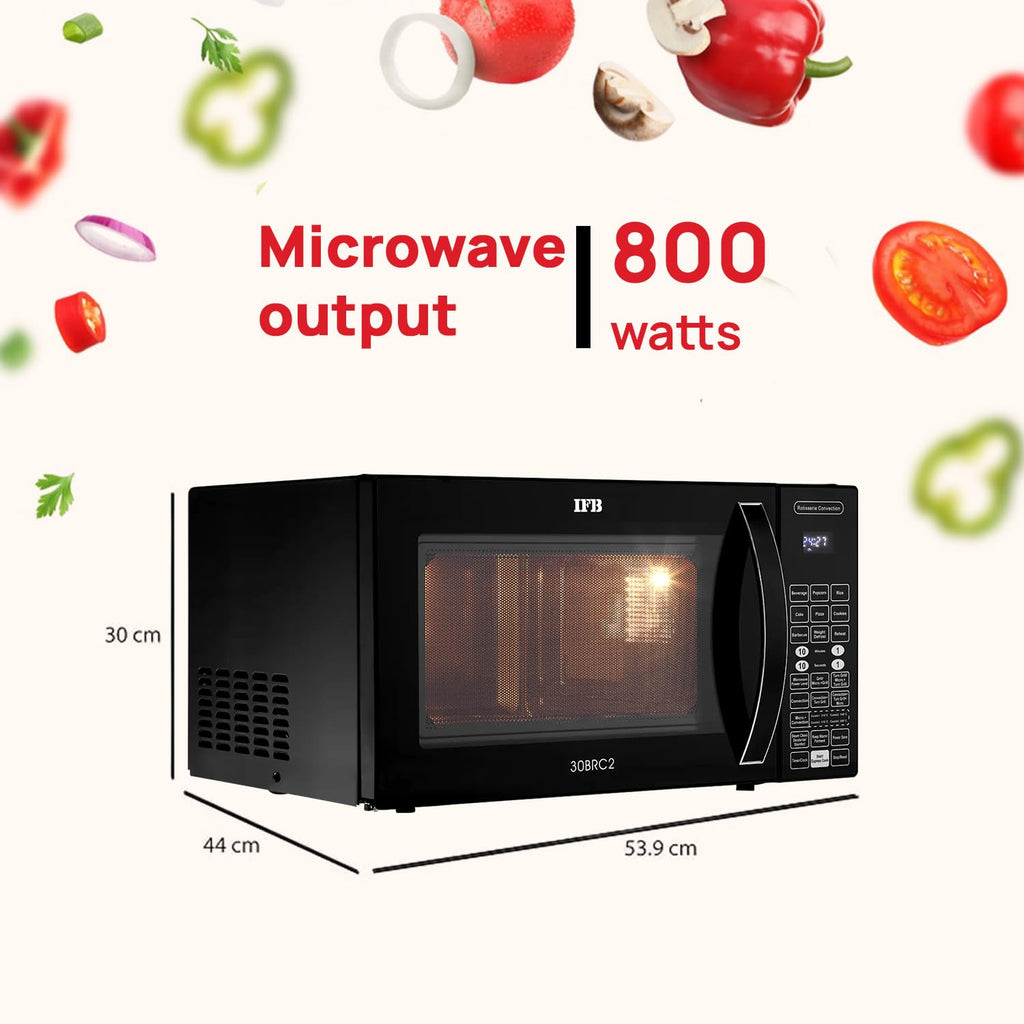 IFB 30 L Convection Microwave Oven (30BRC2, Black) Standard