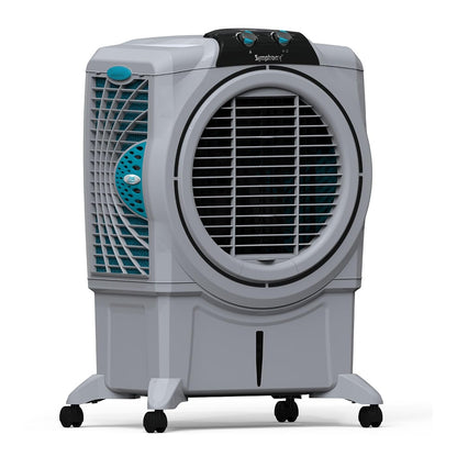 Symphony Sumo 75 XL Desert Air Cooler For Home with Honeycomb Pads, Powerful +Air Fan, i-Pure Console and Low Power Consumption (75L, Grey)
