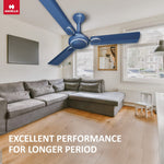 Havells Fusion Prime 1200mm Ceiling Fan (Indigo Blue, Pack of 2)