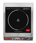 Pigeon Egnite Heavy Duty Commercial Infrared Cooktop 3500W || For Commercial, Stainless Steel Body, Dual Ring Heating, Rotary Knob Control, and Timer