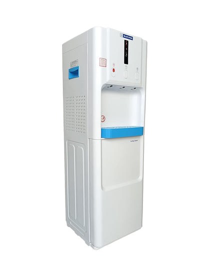 Blue Star UASeries Bottled Water Dispenser 3 Tap For (Hot, Cold, Normal) | 5 Litre/Hour Water Capacity, Carbon Block, White
