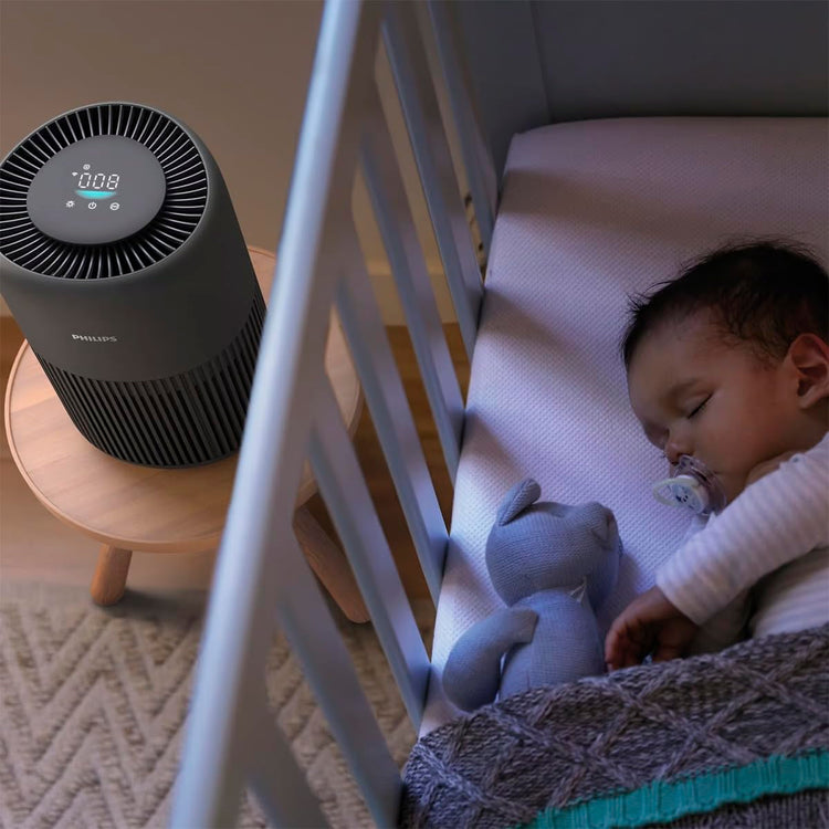 Philips PureProtect Mini 900 Series Smart Air Purifier AC0951/63 | 250 m³/h CADR | Up to 30 m² | 3-Layer HEPA NanoProtect & Active Carbon Filter | PM2.5 Sensor | Air+ App | Sleep Mode