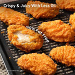 INALSA Air Fryer Oven 2100 W|18 L Capacity|8 Preset Functions with Roast,Reheat,Dehydrate,Bake|LED Touch Display|Rotisserie & Convection|10 Accessories|2 Yr Warranty|Recipe Book, Aero Crisp Pro18 Grey