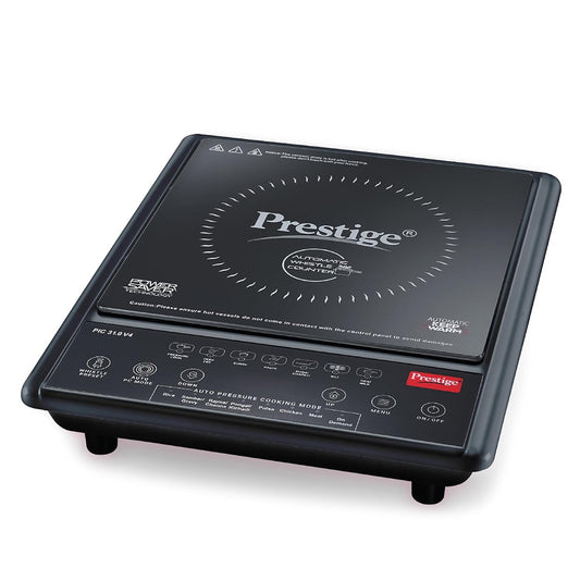 Prestige PIC 31.0 V4 2000W Induction Cook-Top(Black, Automatic Whistle Counter, Power Saving Technology)
