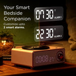 Pebble Newly Launched Disc Retro Bluetooth Speaker with Clock | Rotating Disk LP Design| 8W Sound | 1200mAh Battery | TypeC Charging | Premium Build - Pink