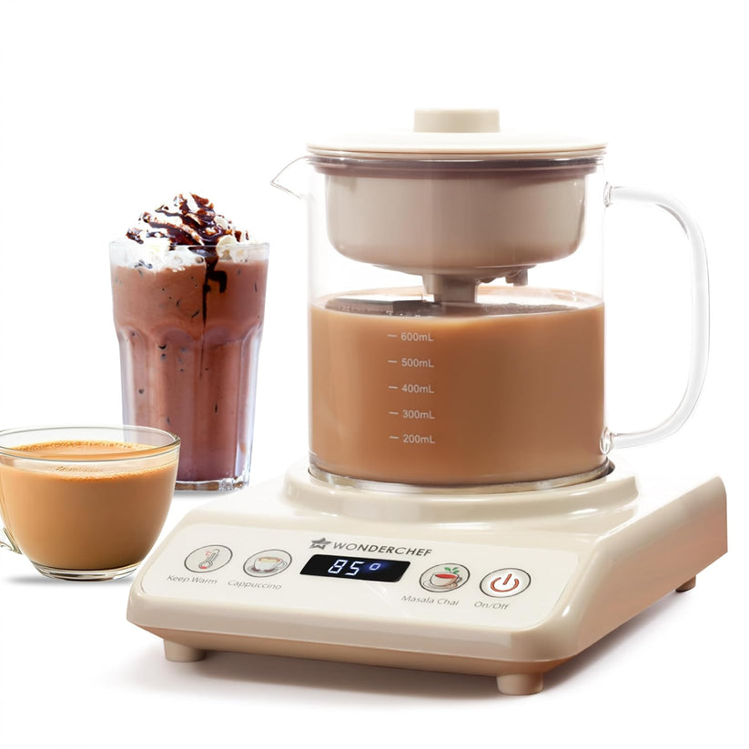 Wonderchef Chai Magic, Fully Automatic Tea & Cappuccino Maker, Make Ma ...