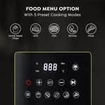 Prestige Air Flip All-In-One 4.5 Litre Air Fryer| Air Frying and Grilling with a Flip| 5 Preset Menu| Air Fryer Mode and Grill Mode|360 View Glass Air Fryer Basket